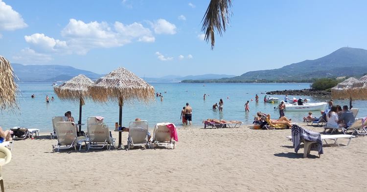 Lihadonisija plaža pogled pučina