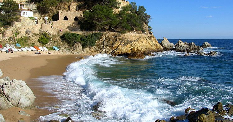 Sa Caleta Cove plaža Ljoret de Mar