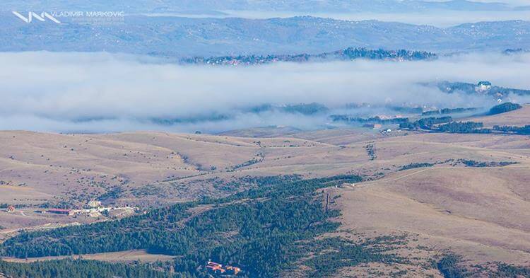 Pogled sa Tornika - najviši vrh Zlatibora
