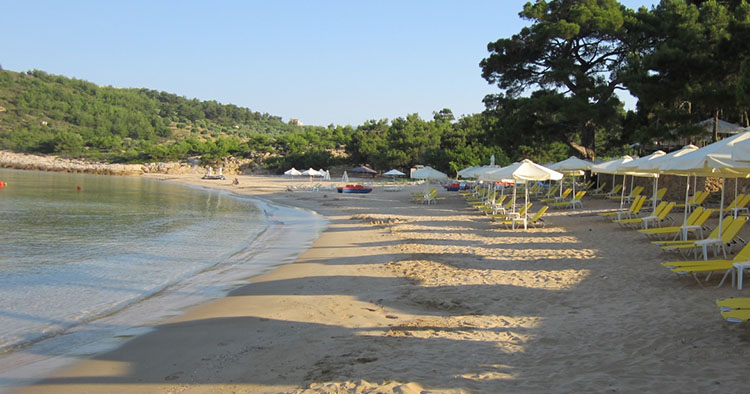Plaža Rosogremos nadomak Potosa na Tasosu
