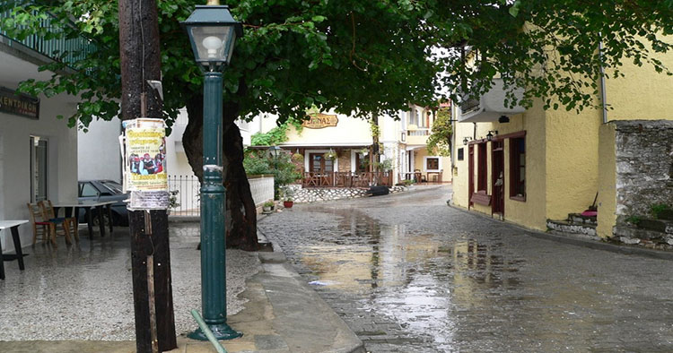 Selo Teologos jagnjetina i restorani Tasos